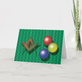 Cartes Pour Fêtes Annuelles Noël masonique