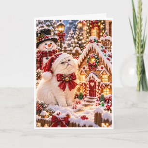 Cartes Pour Fêtes Annuelles Noël merveilleux personnalisé pour Persan