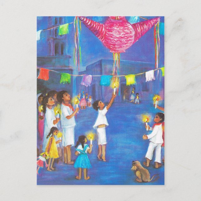 Cartes Pour Fêtes Annuelles Noël mexicain, décorations amusantes, fêter (Devant)