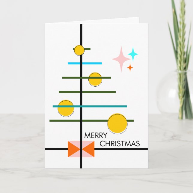 Cartes Pour Fêtes Annuelles Noël  - Minimaliste (Devant)
