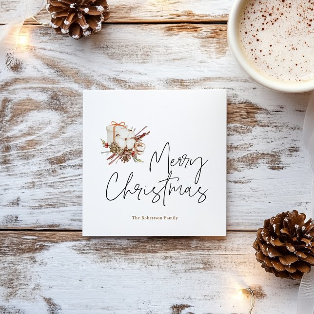 Cartes Pour Fêtes Annuelles Noël minimaliste (Créateur téléchargé)