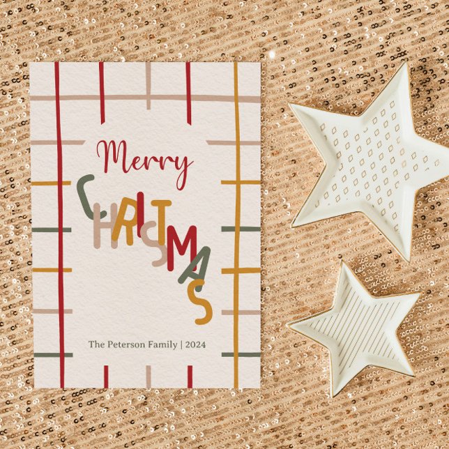 Cartes Pour Fêtes Annuelles Noël moderne (Créateur téléchargé)