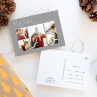 Noël moderne | Script Argent à cinq photos