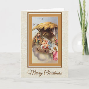 Cartes Pour Fêtes Annuelles Noël, Nativité, Vierge Marie, Christ Enfant,