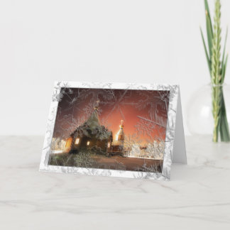 Cartes Pour Fêtes Annuelles Noël neigeux