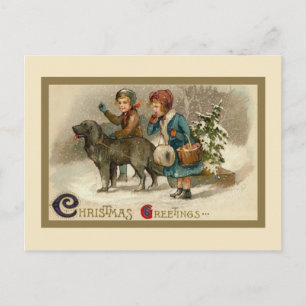 Cartes Pour Fêtes Annuelles Noël neigeux