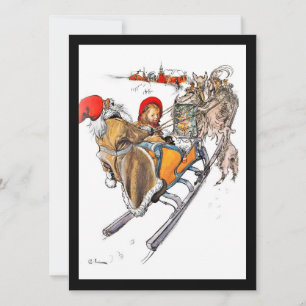 Cartes Pour Fêtes Annuelles Noël Nisse et Kersti