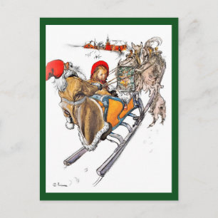 Cartes Pour Fêtes Annuelles Noël Nisse et Kersti