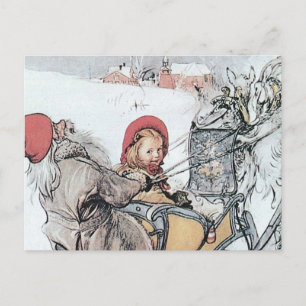Cartes Pour Fêtes Annuelles Noël Nisse et Kirsti