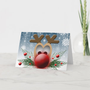 Cartes Pour Fêtes Annuelles Noël Noël des rennes Noël noir à l'intérieur