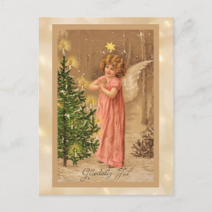 Cartes Pour Fêtes Annuelles Noël norvégien vintage 1910
