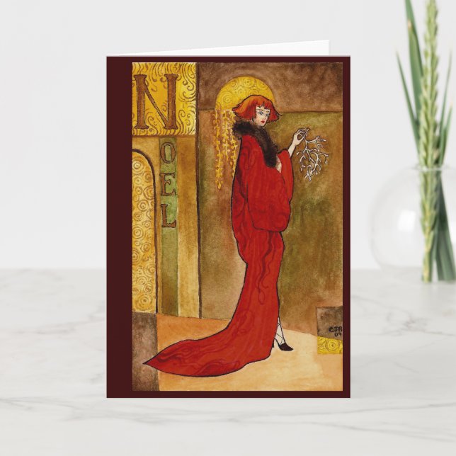 Cartes Pour Fêtes Annuelles Noel Nouveau (Devant)