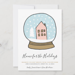 Cartes Pour Fêtes Annuelles Noël Nouvelle maison pour les Fêtes