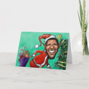 Cartes Pour Fêtes Annuelles Noël Obama