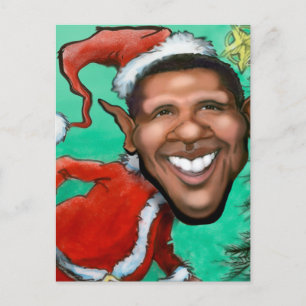 Cartes Pour Fêtes Annuelles Noël Obama