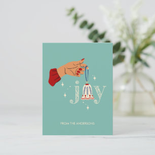 Cartes Pour Fêtes Annuelles Noël Ornament Joie