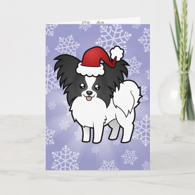 Cartes Pour Fêtes Annuelles Noël Papillon (Devant)