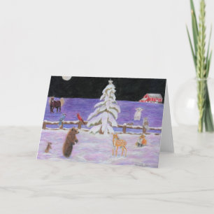 Cartes Pour Fêtes Annuelles Noël par l'artiste autiste Marci Deutsch