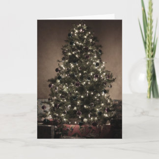 Cartes Pour Fêtes Annuelles Noël peint à la main