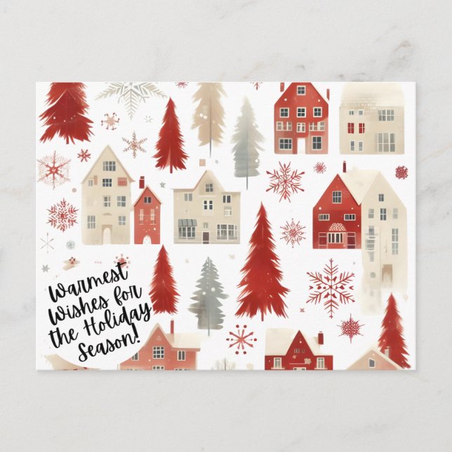 Cartes Pour Fêtes Annuelles Noël père Noël (Devant)