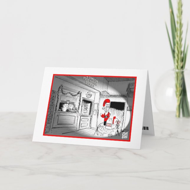 CARTES POUR FÊTES ANNUELLES NOËL : "PÈRE NOËL SECRET " (Devant)