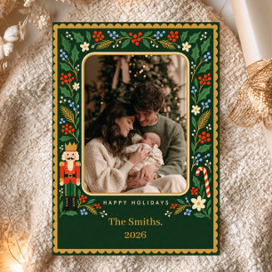Cartes Pour Fêtes Annuelles Noël Photo Art Populaire Casse-Noisette