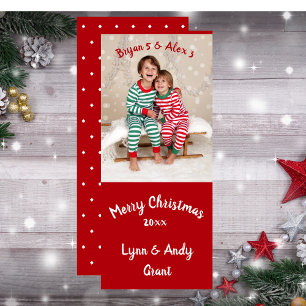 Cartes Pour Fêtes Annuelles Noël photo de famille