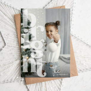 Cartes Pour Fêtes Annuelles Noël photo de la typographie de superposition lumi