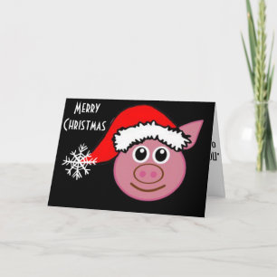 CARTES POUR FÊTES ANNUELLES NOËL PIGGY VOUS SOUHAITE **MERRRRY NOËL**