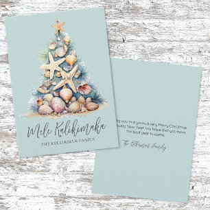 Cartes Pour Fêtes Annuelles Noël Plage Mele Kalikimaka