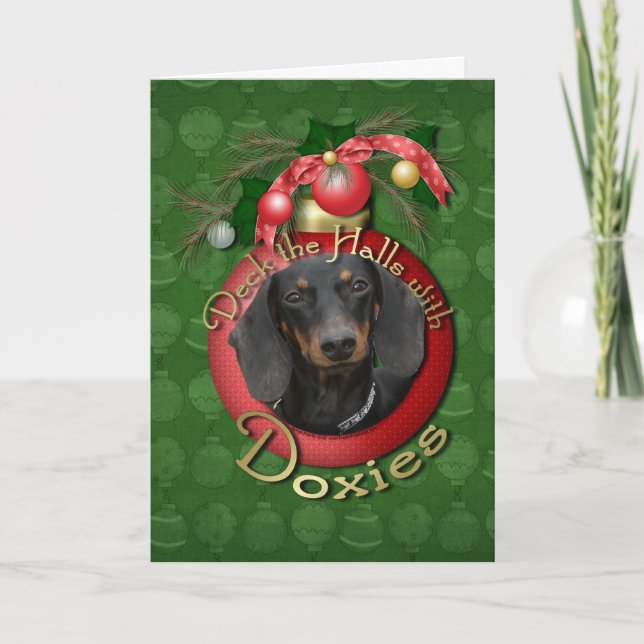 Cartes Pour Fêtes Annuelles Noël - plate-forme les halls - Doxies - Winston (Devant)