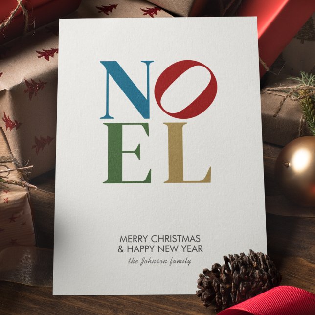 Cartes Pour Fêtes Annuelles NOEL Pop Letter Art Inspiré Noël (Créateur téléchargé)