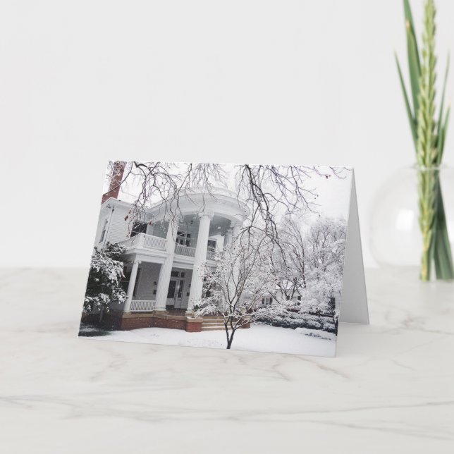 Cartes Pour Fêtes Annuelles Noël Raleigh NC Caroline du Nord Architecture (Devant)