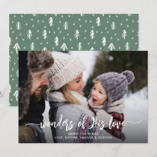 Cartes Pour Fêtes Annuelles Noël Religieux se demande de son amour