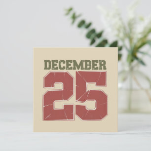 Cartes Pour Fêtes Annuelles Noël Rétro 25 décembre Vacances Hiver 