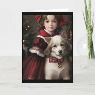 Cartes Pour Fêtes Annuelles Noël rétro victorien vintage