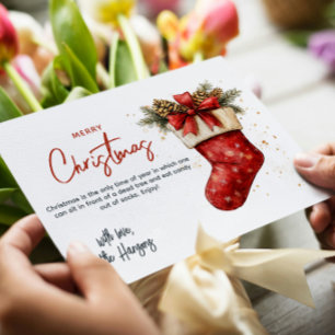 Cartes Pour Fêtes Annuelles Noël rouge Joyeux Noël
