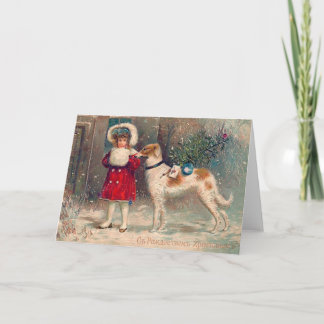 Cartes Pour Fêtes Annuelles Noël russe