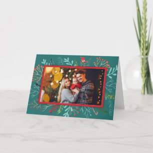 Cartes Pour Fêtes Annuelles Noël rustique naturel