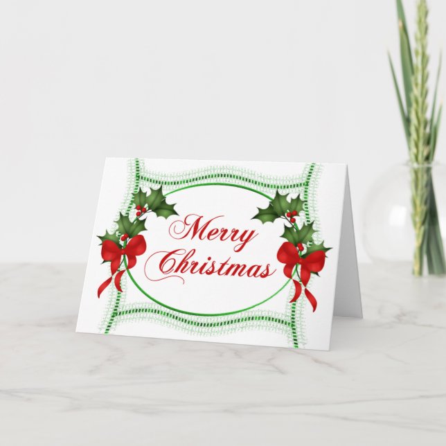 Cartes Pour Fêtes Annuelles Noël saint (Devant)