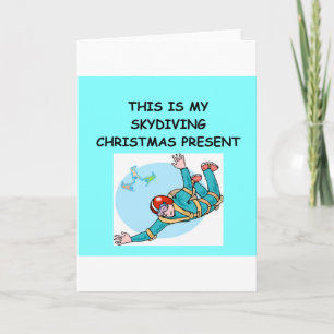 Cartes Pour Fêtes Annuelles Noël SKYDIVING