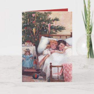 Cartes Pour Fêtes Annuelles Noël Soirée Frances Brundage Vacances Vintages