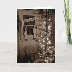 CARTES POUR FÊTES ANNUELLES NOËL SOUHAITE À SA FAMILLE/À SES AMIS DE L'AUTRE C