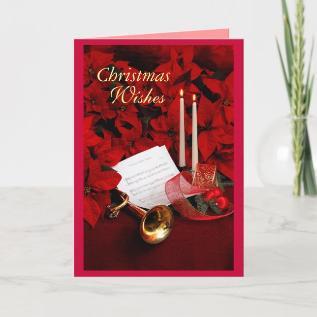 Cartes Pour Fêtes Annuelles Noël, souhaits (Devant)