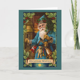 Cartes Pour Fêtes Annuelles Noël Souhaits Vintage