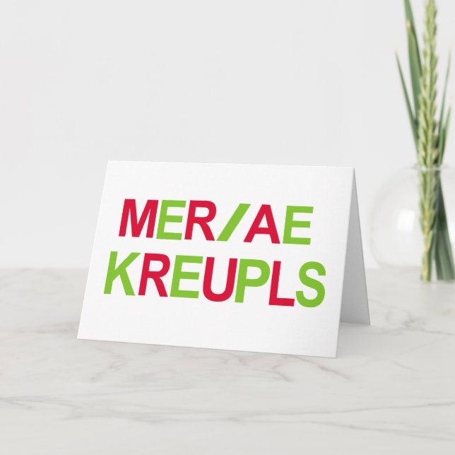 Cartes Pour Fêtes Annuelles Noël Steno (Devant)