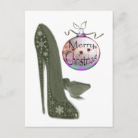 Noël Stiletto Chaussure et Bauble Art Cadfts
