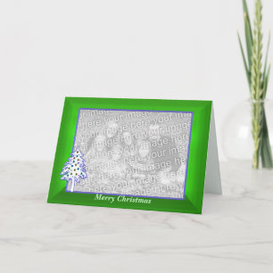 Cartes Pour Fêtes Annuelles Noël sur cadre photo vert (large)