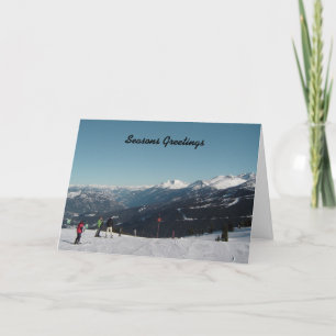Cartes Pour Fêtes Annuelles Noël sur la montagne Whistler