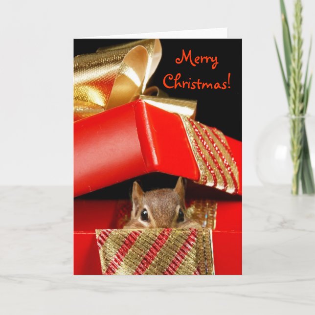 Cartes Pour Fêtes Annuelles Noël Surprise ! (Devant)